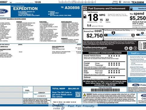 New 2026 Ford Expedition Tremor AWD/4WD image 5