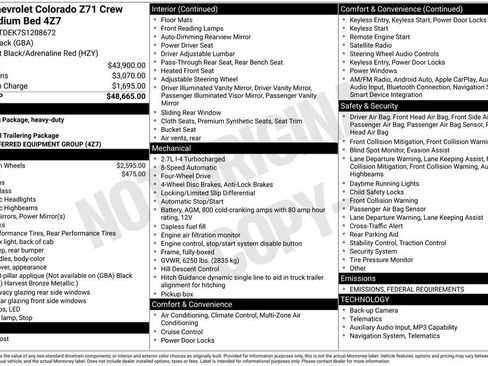 New 2025 Chevrolet Colorado Z71 image 3