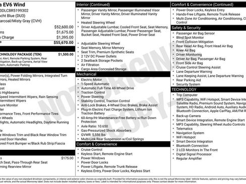 Certified 2024 Kia EV6 Wind w/ Wind Technology Package AWD/4WD image 10