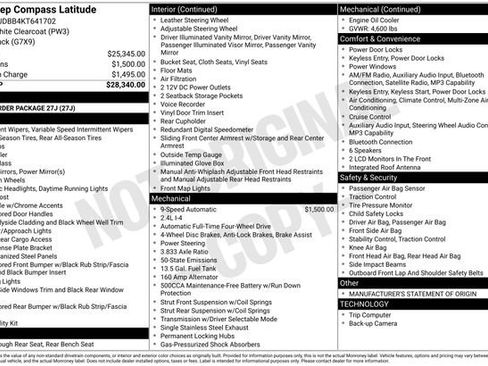 Used 2019 Jeep Compass Latitude image 2