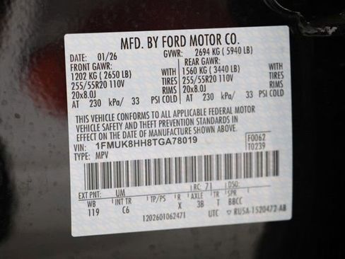 Used 2026 Ford Explorer Platinum AWD/4WD image 44