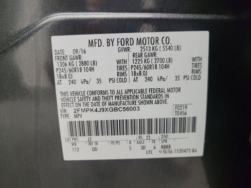 Used 2016 Ford Edge SEL AWD/4WD image 33