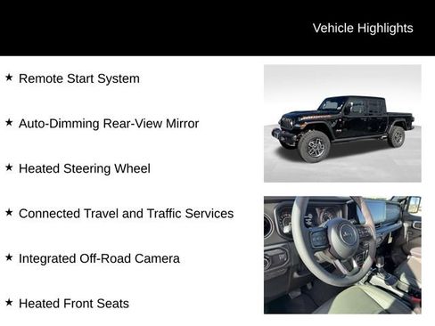 New 2026 Jeep Gladiator Mojave w/ Technology Group AWD/4WD image 15