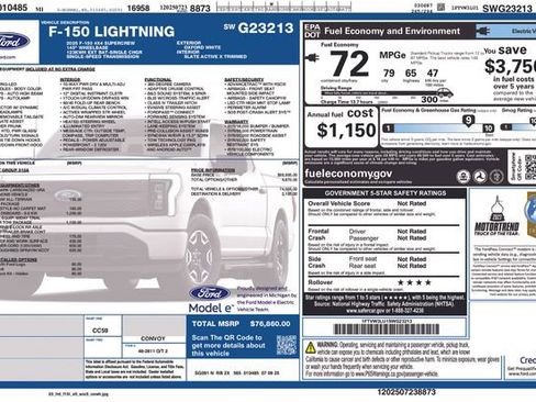 New 2025 Ford F150 Lightning Flash image 4