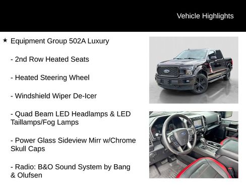 Used 2019 Ford F150 Lariat w/ Equipment Group 502A Luxury AWD/4WD image 11