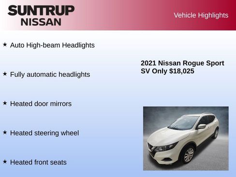 Used 2021 Nissan Rogue Sport SV image 16