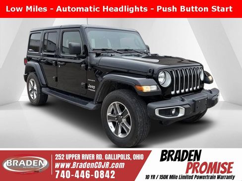 Used 2021 Jeep Wrangler Unlimited Sahara image 1