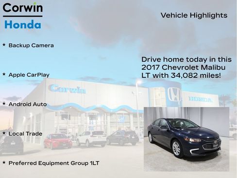 Used 2017 Chevrolet Malibu LT image 6
