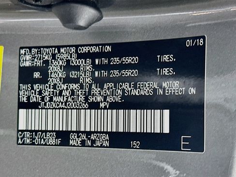 Used 2018 Lexus RX 350L AWD image 12