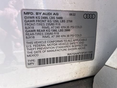 Used 2023 Audi Q5 2.0T Premium w/ Convenience Package image 11