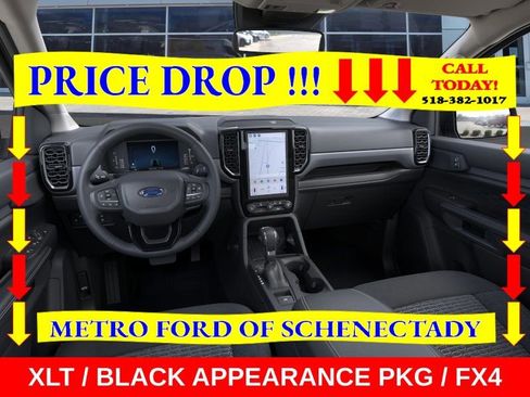 New 2025 Ford Ranger XLT w/ Black Appearance Package AWD/4WD image 9