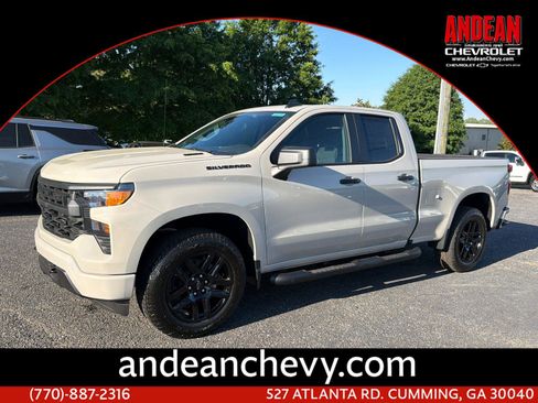 New 2026 Chevrolet Silverado 1500 Custom w/ Turbomax Blackout Package RWD image 1