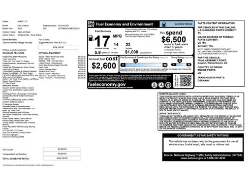 Used 2022 Aston Martin DBS Superleggera Volante image 29