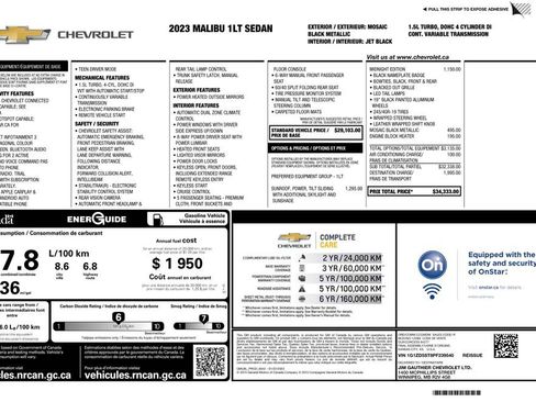 Used 2023 Chevrolet Malibu LT w/ Midnight Edition image 4