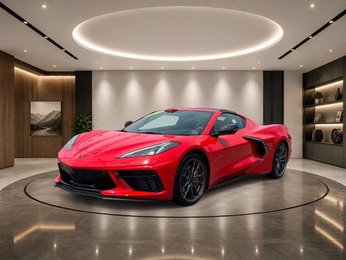 Used 2023 Chevrolet Corvette Stingray Preferred Cpe w/ Z51 Performance Package RWD image 2