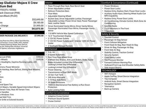 New 2026 Jeep Gladiator Mojave AWD/4WD image 5
