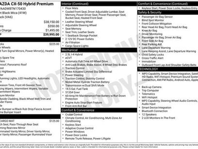 New 2026 MAZDA CX-50 AWD 2.5 Hybrid w/ Premium Pkg