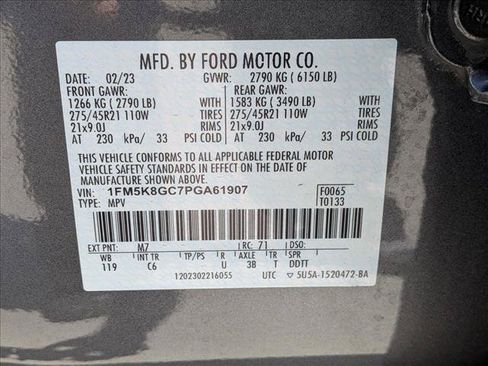 Used 2023 Ford Explorer ST w/ Equipment Group 401A AWD/4WD image 27