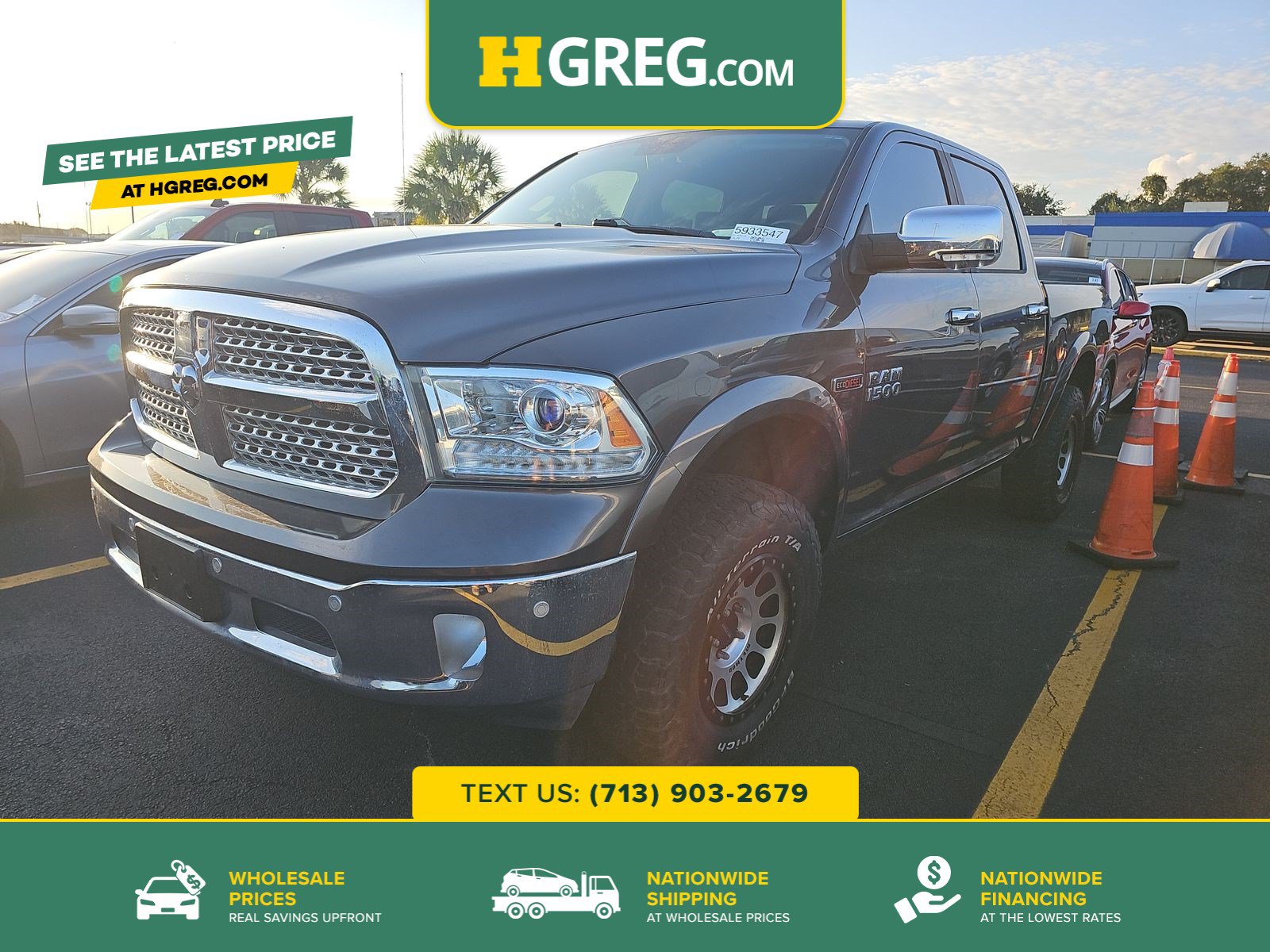 Used 2018 RAM 1500 Laramie w/ Convenience Group AWD/4WD image 1