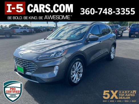Used 2021 Ford Escape Titanium w/ Titanium Elite Package AWD/4WD image 1