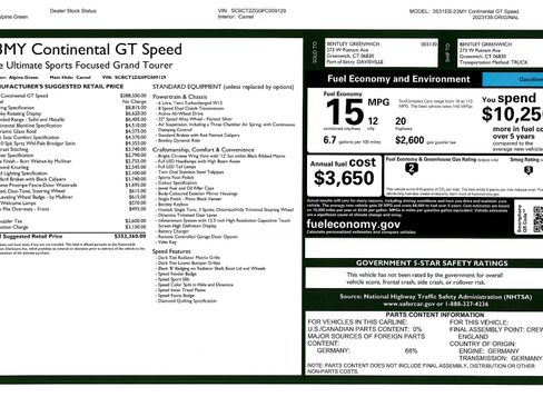 Used 2023 Bentley Continental GT Speed AWD/4WD image 29
