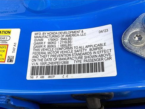 Certified 2023 Honda Civic Sport image 32