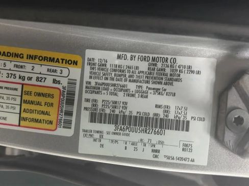 Used 2017 Ford Fusion S FWD image 23