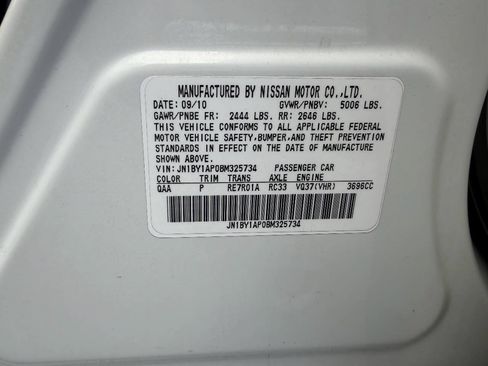 Used 2011 INFINITI M37 w/ Deluxe Touring Pkg RWD image 10