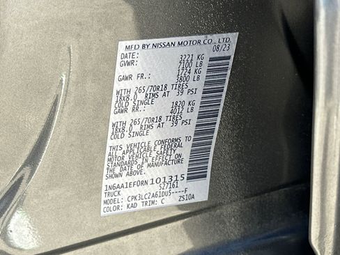 Used 2024 Nissan Titan SV w/ SV Convenience Package image 30