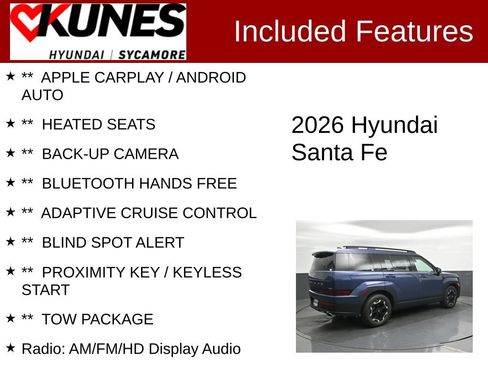 Certified 2026 Hyundai Santa Fe SEL AWD/4WD image 2