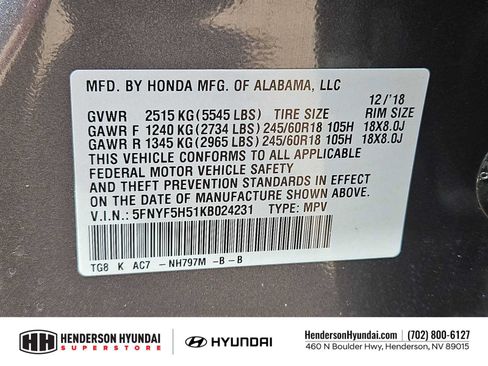 Used 2019 Honda Pilot EX-L image 35