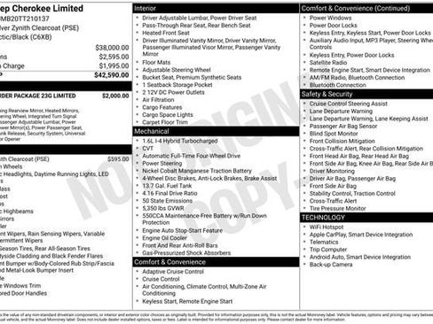 New 2026 Jeep Cherokee Limited image 38