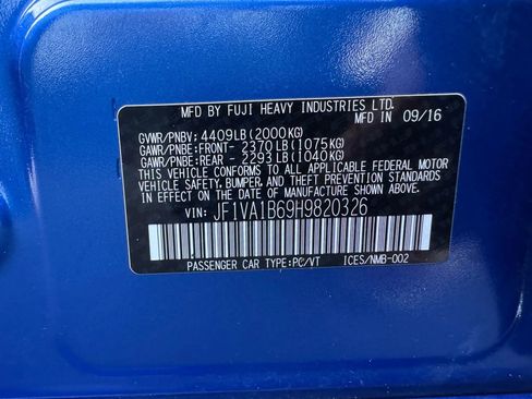 Used 2017 Subaru WRX image 25