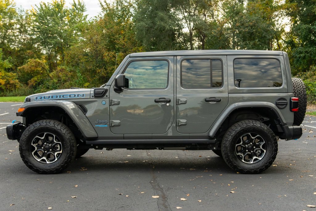 Used 2021 Jeep Wrangler Unlimited Rubicon 4xe w/ Steel Bumper Group AWD/4WD image 4