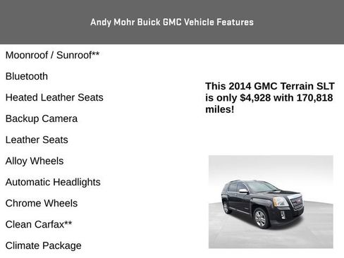 Used 2014 GMC Terrain SLT w/ Chrome Appearance Package image 4