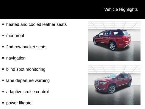 Used 2019 GMC Acadia Denali w/ Technology Package image 10