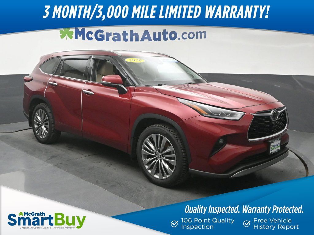 Used 2020 Toyota Highlander Platinum AWD/4WD image 1