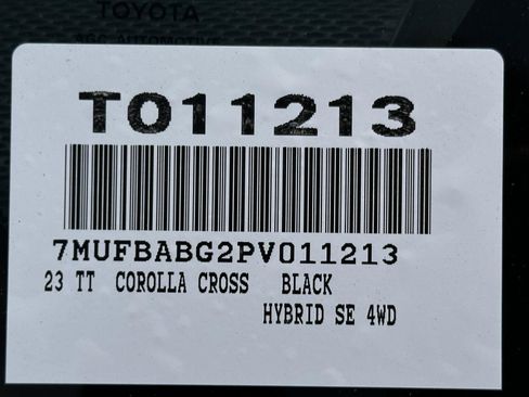 Used 2023 Toyota Corolla Cross AWD Hybrid image 15
