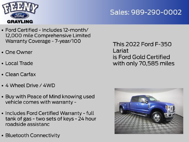 Certified 2022 Ford F350 Lariat w/ Lariat Ultimate Package AWD/4WD image 5