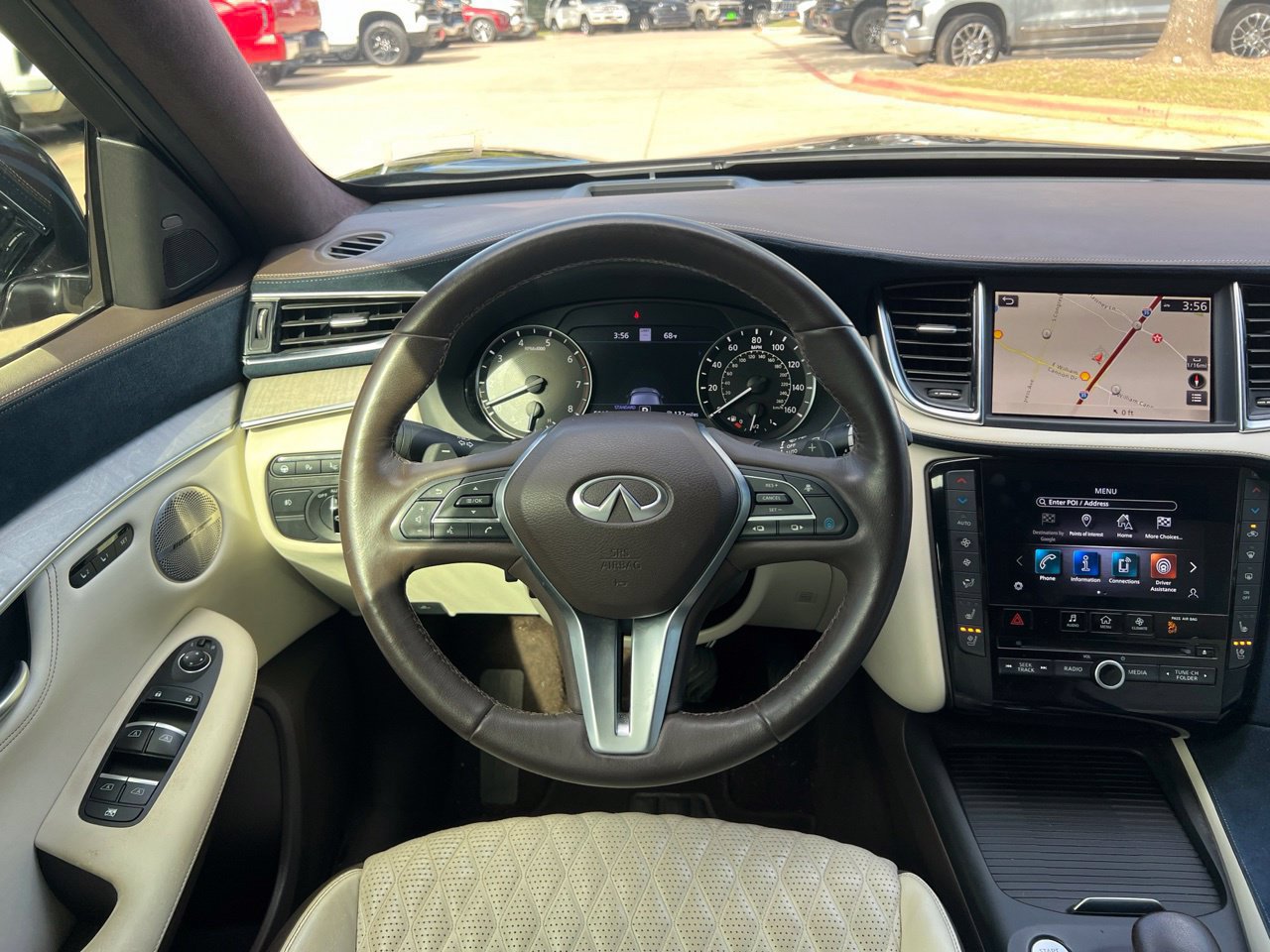 Used 2021 INFINITI QX50 Autograph w/ Premium White Leather Package FWD image 14