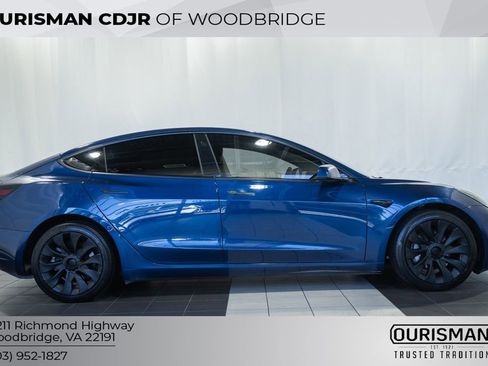Used 2021 Tesla Model 3 Long Range AWD/4WD image 3
