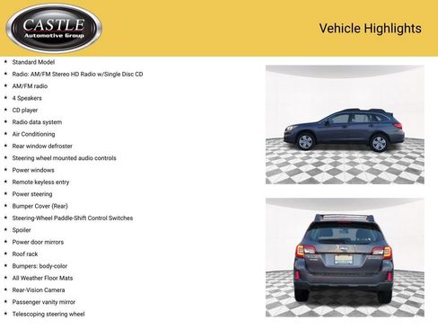 Used 2015 Subaru Outback 2.5i image 3