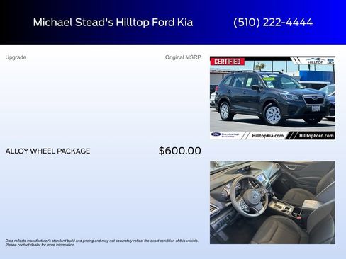 Used 2019 Subaru Forester w/ Alloy Wheel Package AWD/4WD image 6