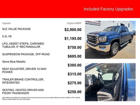 Used 2017 GMC Sierra 1500 SLE w/ SLE Value Package AWD/4WD image 5