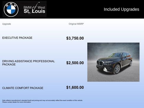 New 2026 BMW X7 xDrive40i w/ Executive Package AWD/4WD image 17