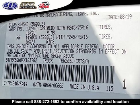 Used 2019 Toyota Tacoma SR image 17