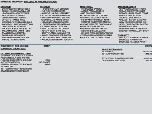 Used 2020 Ford Explorer Platinum w/ Premium Technology Package image 3