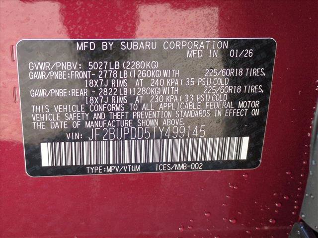 New 2026 Subaru Outback Limited AWD/4WD image 18