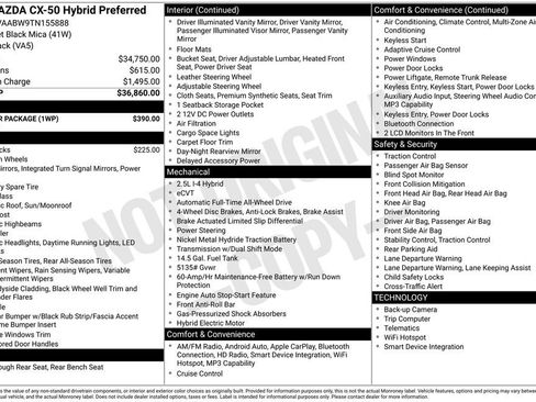 New 2026 MAZDA CX-50 2.5 Hybrid w/ Weather Package image 33