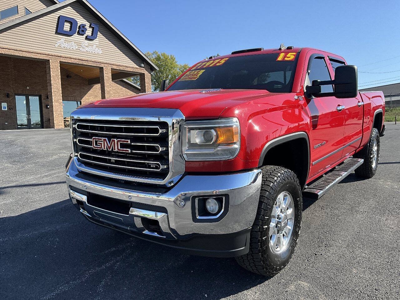 Used 2015 GMC Sierra 2500 SLT w/ Duramax Plus Package AWD/4WD image 53